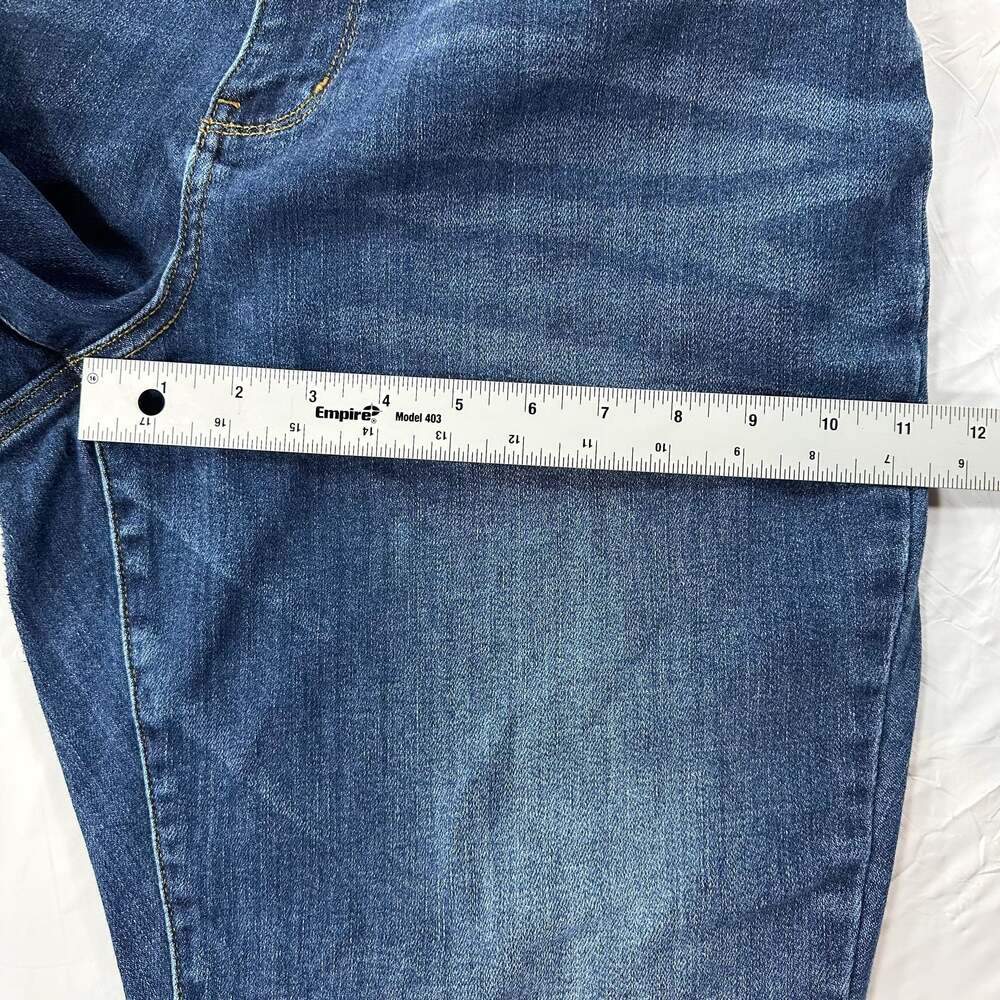 Judy Blue Bootcut Jeans Size 18W Dark Wash Frayed Hem Womens - Picture 8 of 11